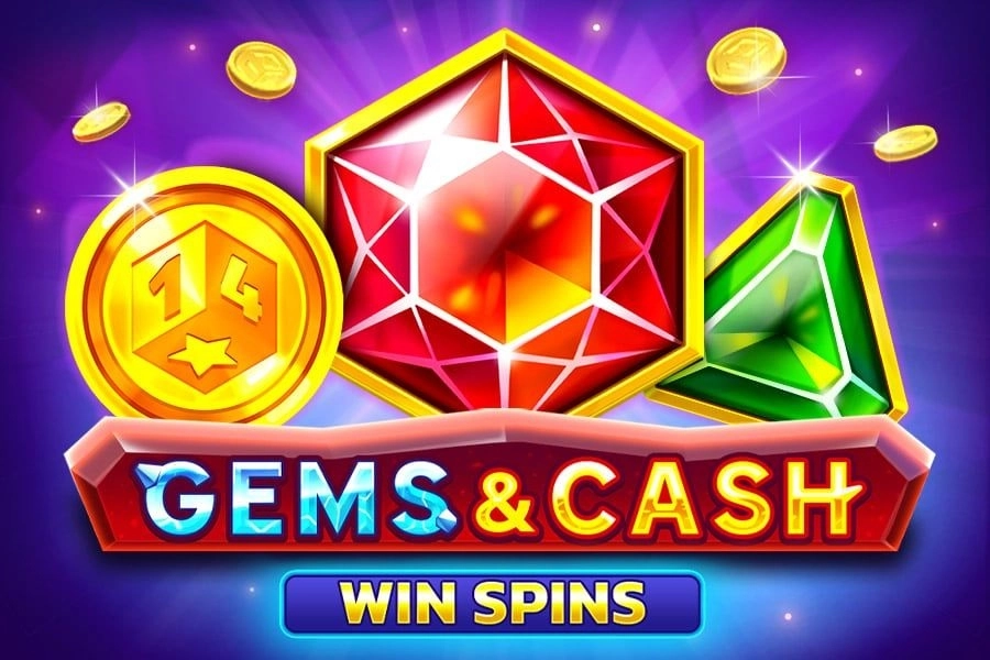 Gems & Cash Win Spins pokie