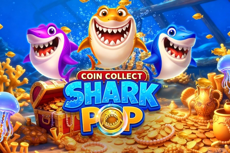 Shark Pop: Coin Collect pokie