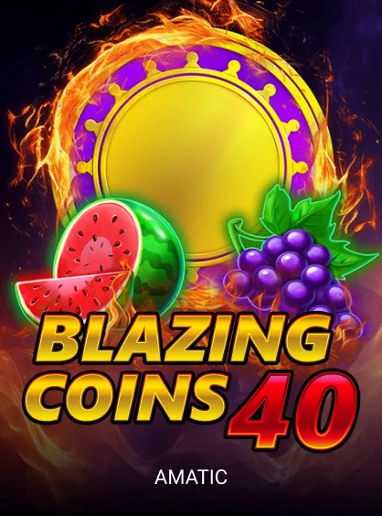 Blazing Coins 40 pokie