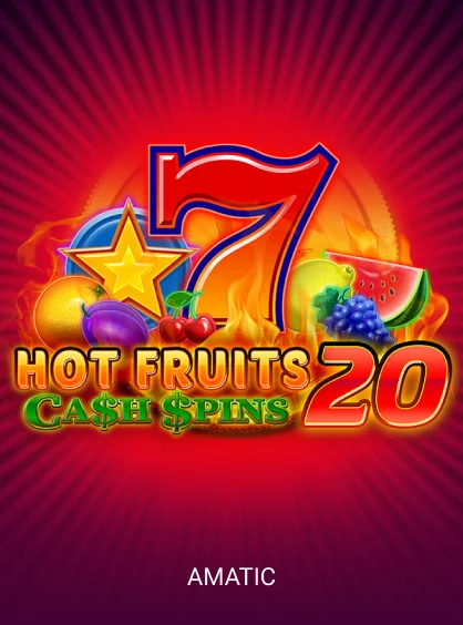 Hot Fruits 20 Cash Spins pokie