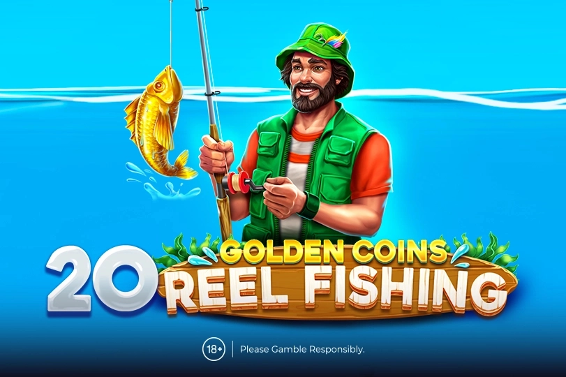 20 Golden Coins: Reel Fishing at Here2Win Casino