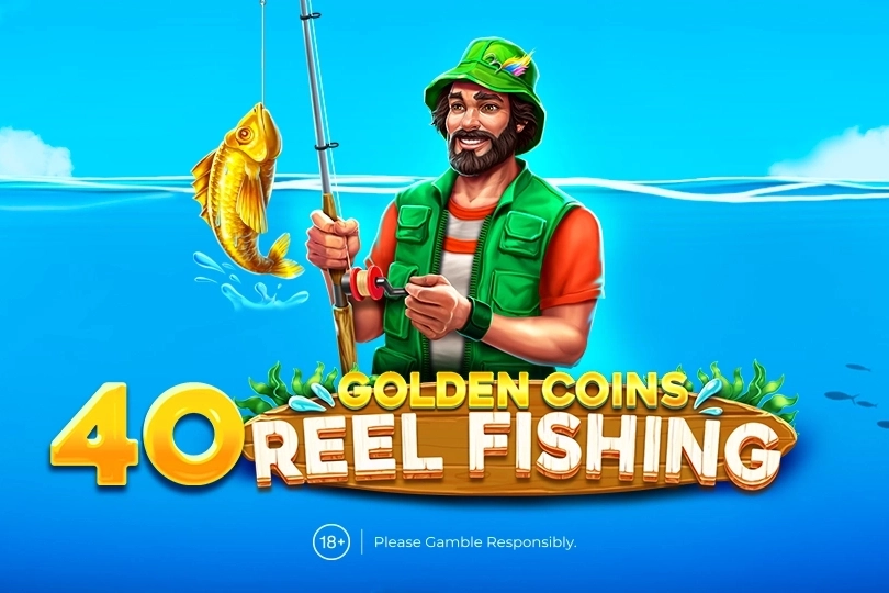 40 Golden Coins: Reel Fishing pokie