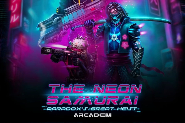 The Neon Samurai: Paradox's Great Heist pokie