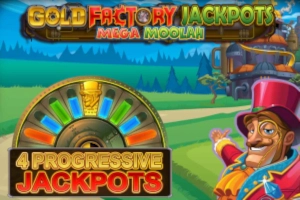 Gold Factory Jackpots Mega Moolah pokie