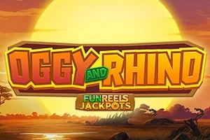Oggy and Rhino pokie