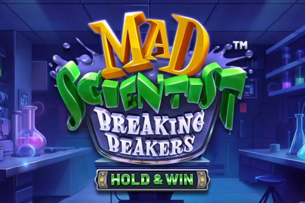 Mad Scientist Breaking Beakers at Here2Win Casino