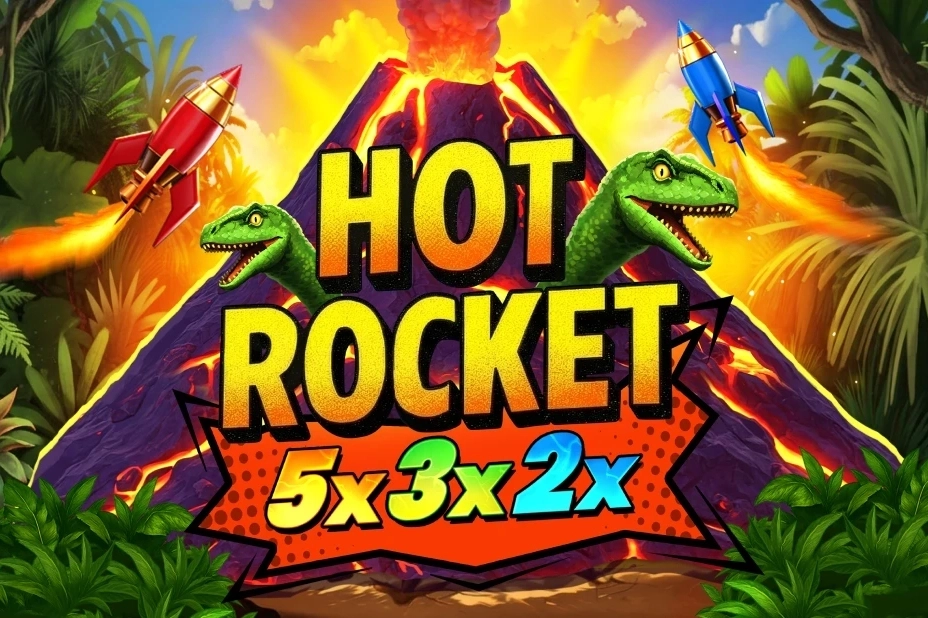 Hot Rocket 5x 3x 2x pokie