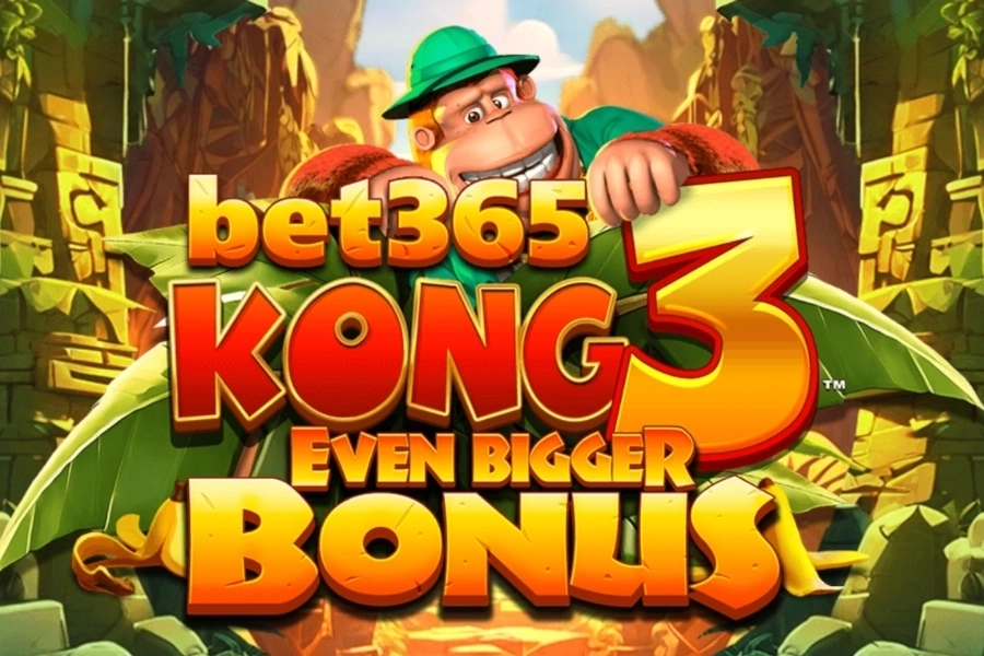 Bet365 Kong 3 Even Bigger Bonus at Here2Win Casino
