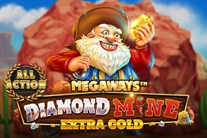 Diamond Mine Extra Gold All Action pokie