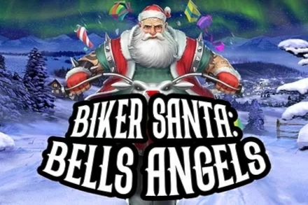 Biker Santa Bells Angels pokie