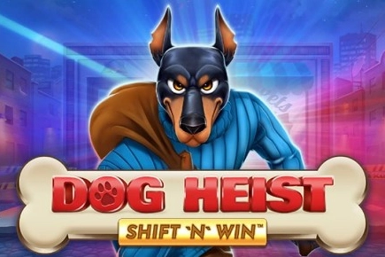 Dog Heist Shift 'N' Win pokie