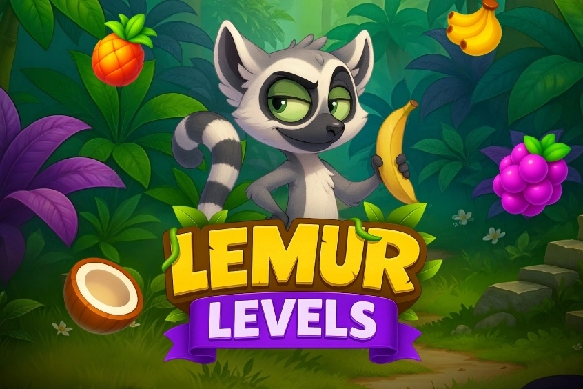Lemur Levels pokie