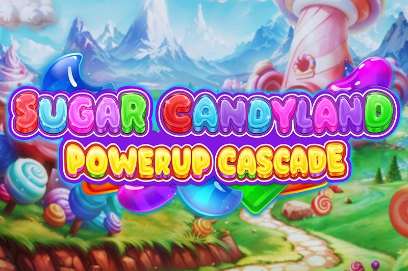 Sugar Candyland Powerup Cascade pokie
