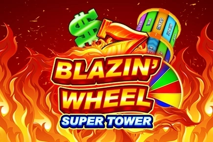 Blazin' Wheel Super Tower pokie