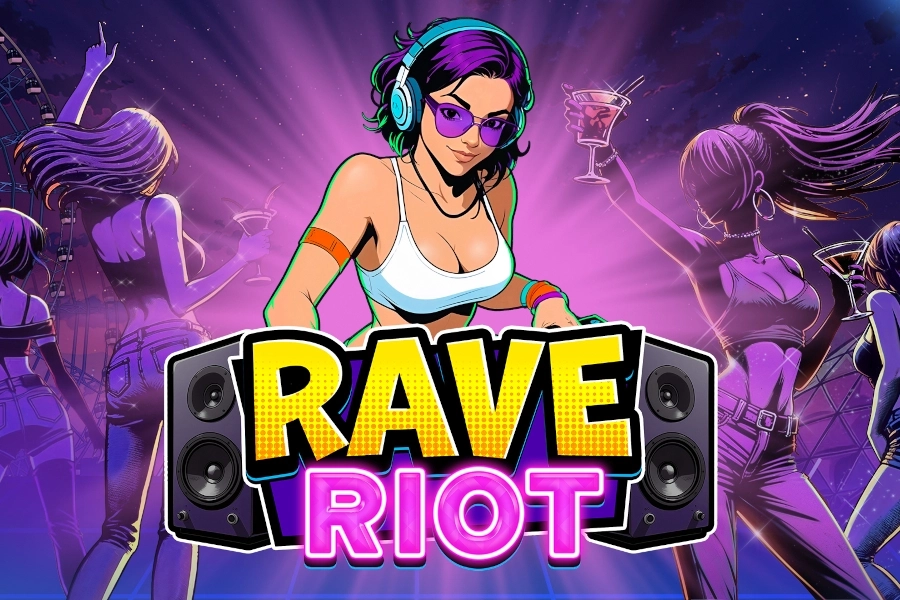 Rave Riot at Here2Win Casino