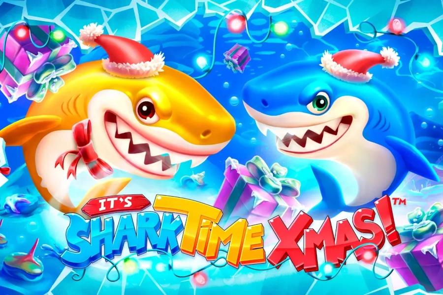 It's Shark Time Xmas at Here2Win Casino