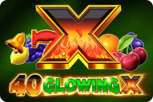 40 Glowing X at Here2Win Casino