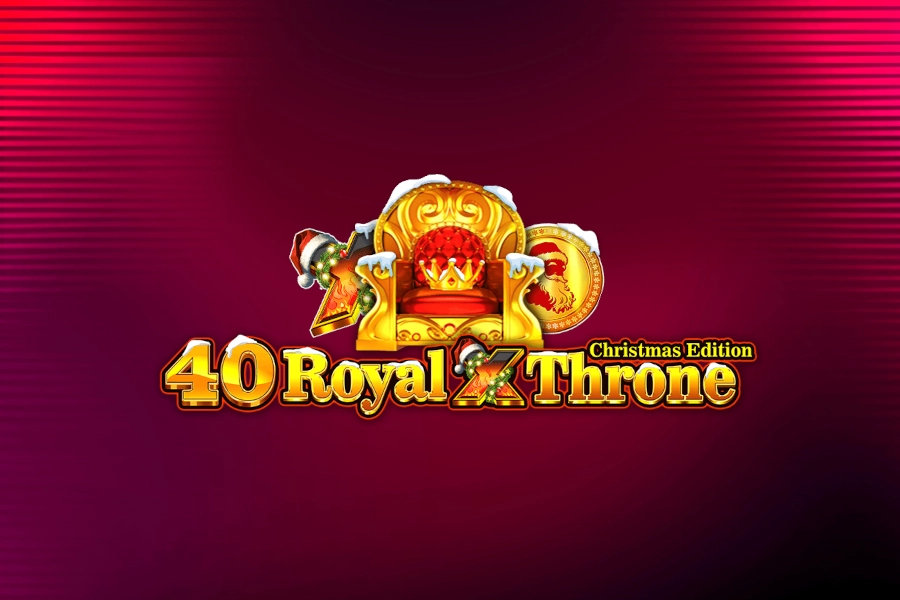 40 Royal X Throne Christmas Edition pokie