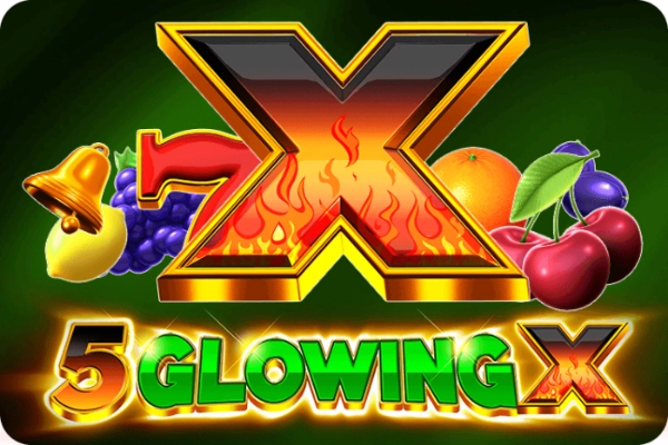 5 Glowing X pokie