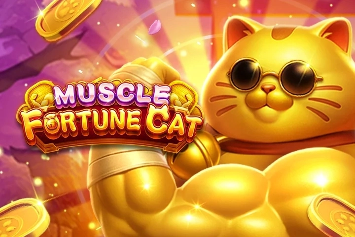 Muscle Fortune Cat at Here2Win Casino
