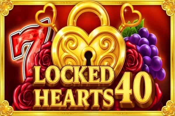 Locked Hearts 40 pokie