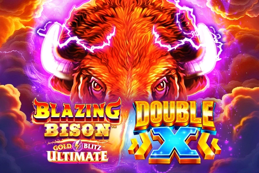 Blazing Bison Gold Blitz Ultimate Double X at Here2Win Casino