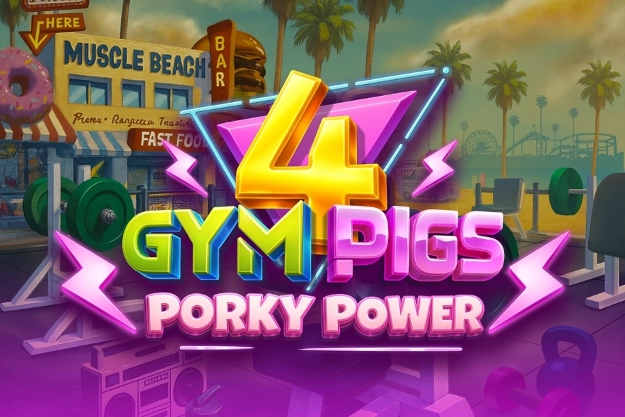 4 Gym Pigs - Porky Power pokie