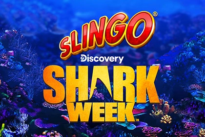 Slingo Shark Week at Here2Win Casino
