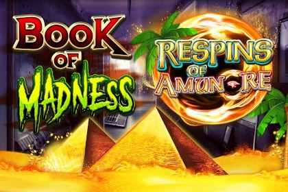 Book of Madness Respins of Amun Re at Here2Win Casino