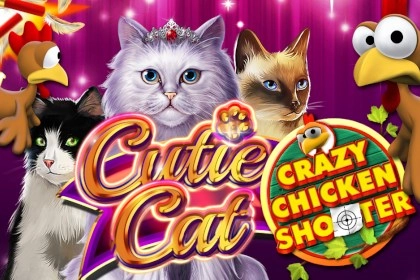 Cutie Cat Crazy Chicken Shooter pokie