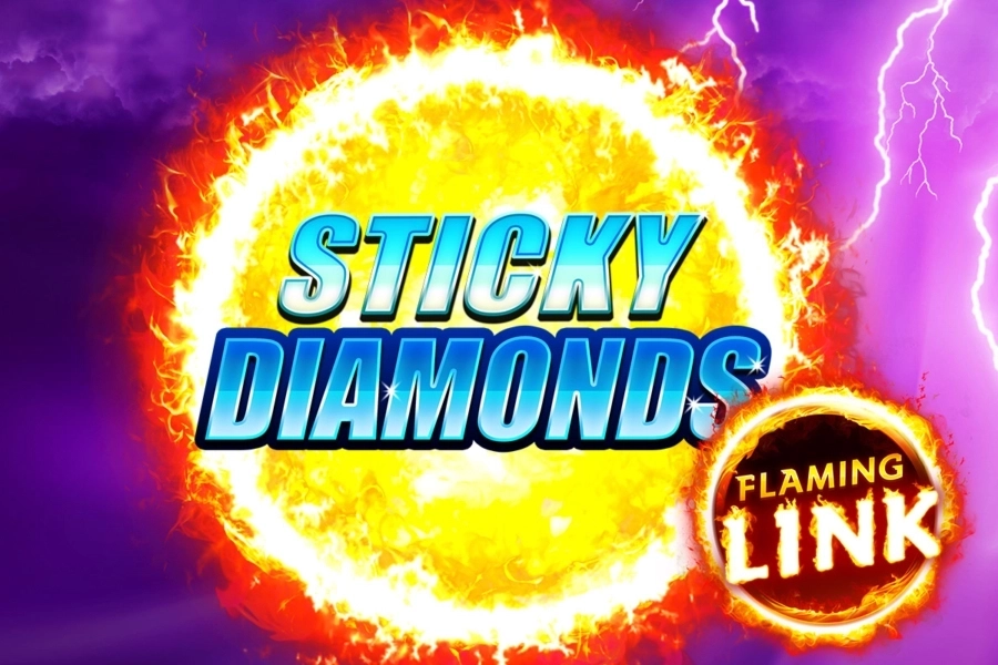 Sticky Diamonds Flaming Link pokie