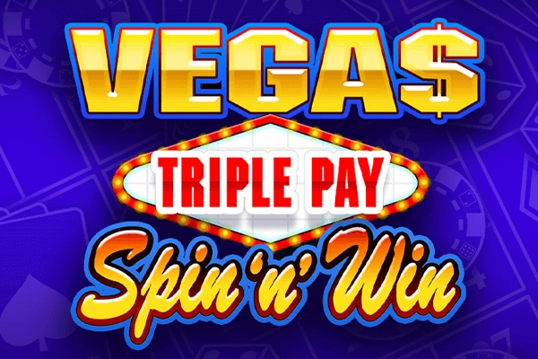 Vegas Triple Pay Spin 'n' Win pokie