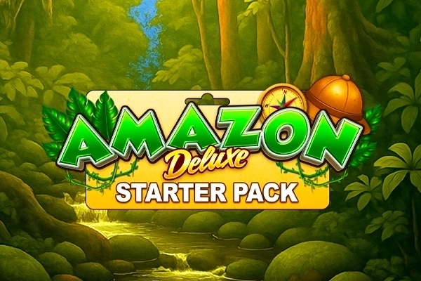 Amazon Deluxe Starter Pack at Here2Win Casino