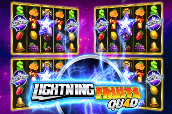 Lightning Fruits Quad pokie