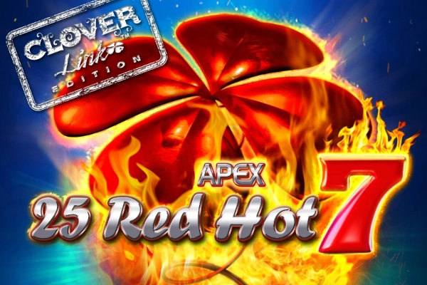 25 Red Hot 7 Clover Link at Here2Win Casino