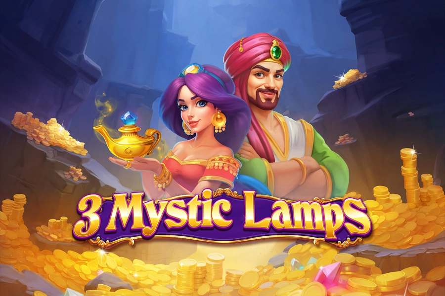 3 Mystic Lamps at Here2Win Casino