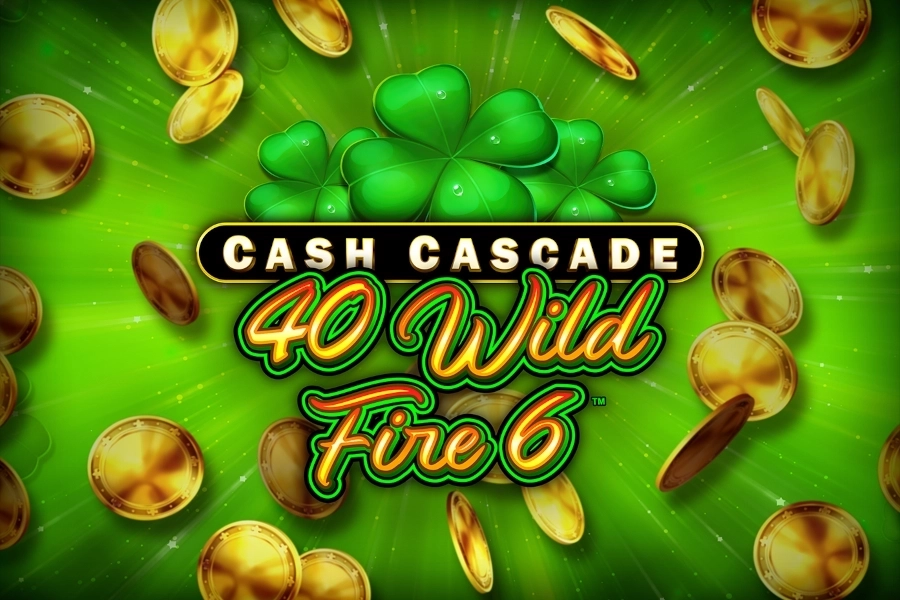 Cash Cascade - 40 Wild Fire 6 at Here2Win Casino