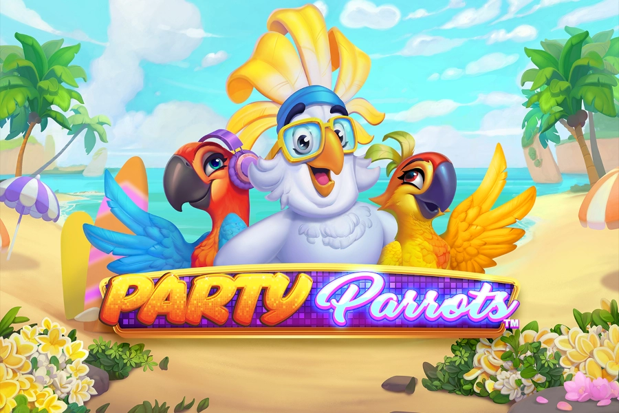 Party Parrots pokie