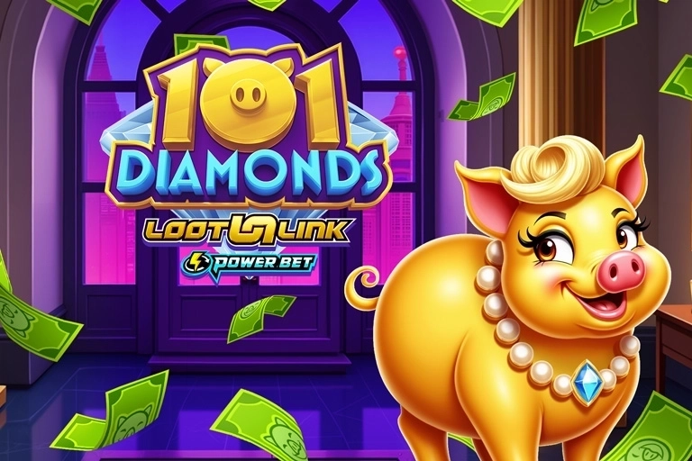 101 Diamonds at Here2Win Casino