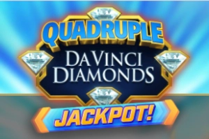 Quadruple Da Vinci Diamonds Jackpot! pokie