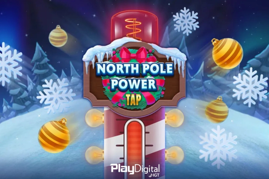North Pole Power Tap at Here2Win Casino