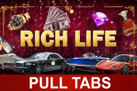 Rich Life Pull Tabs at Here2Win Casino