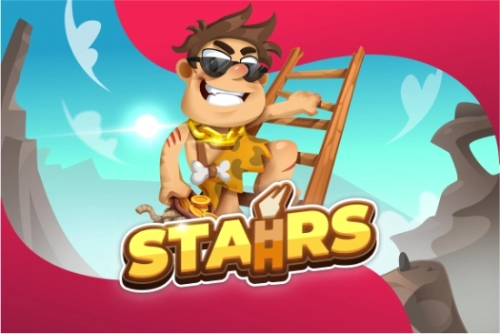 Stairs at Here2Win Casino