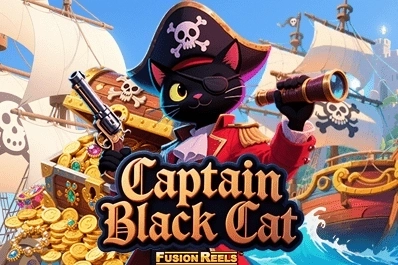Captain Black Cat at Here2Win Casino