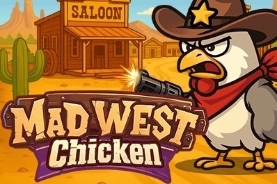 Mad West Chicken pokie