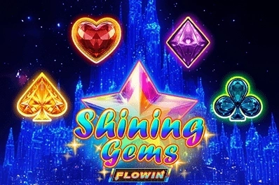 Shining Gems Flowin at Here2Win Casino