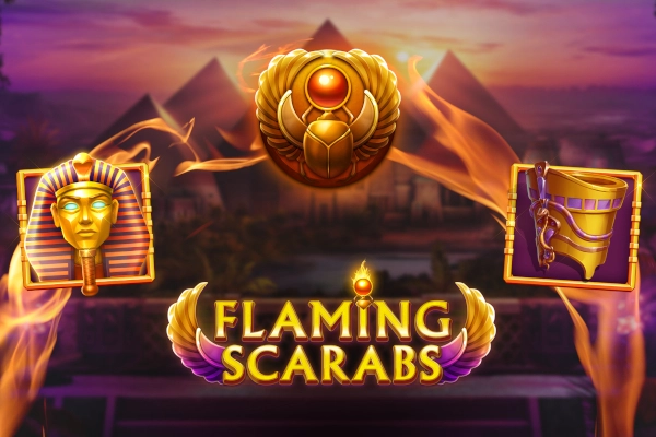 Flaming Scarabs at Here2Win Casino