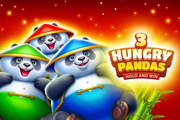 3 Hungry Pandas pokie