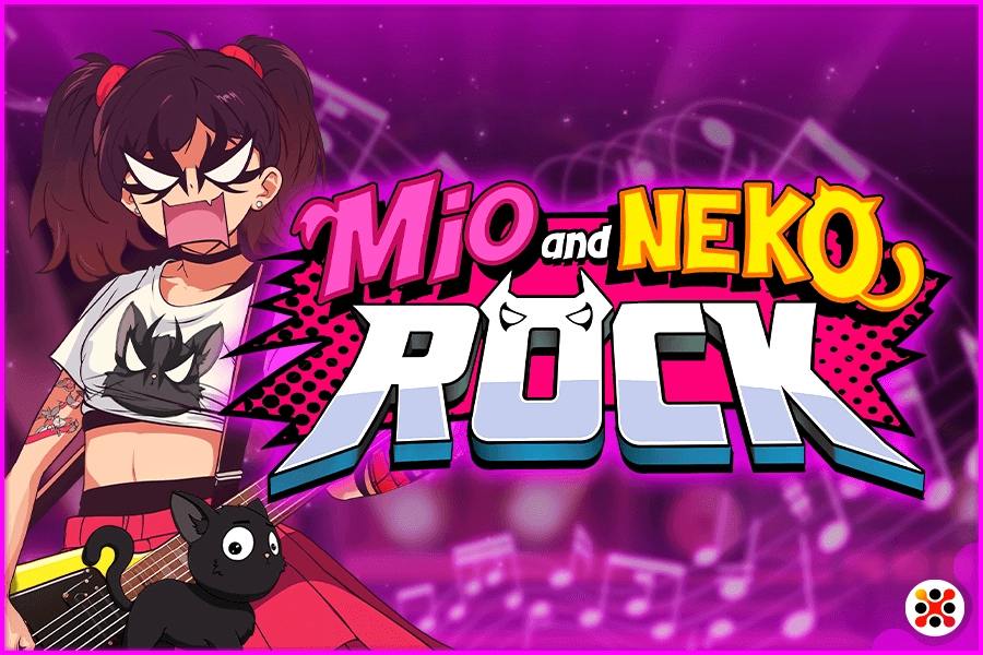 Mio and Neko Rock pokie