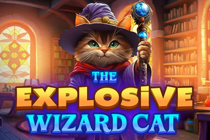 The Explosive Wizard Cat at Here2Win Casino